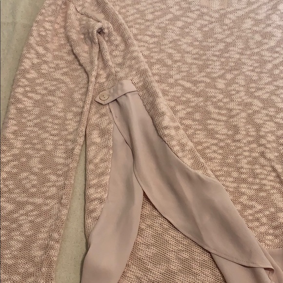 Anthropologie Deletta Blush Sweater top XS - Picture 4 of 8
